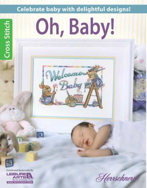 Leisure Arts Oh, Baby Cross Stitch Book