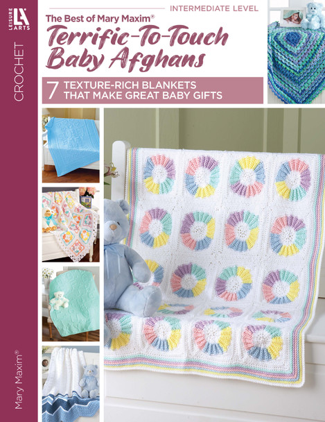 Leisure Arts Terrific To Touch Baby Afghans Crochet Book