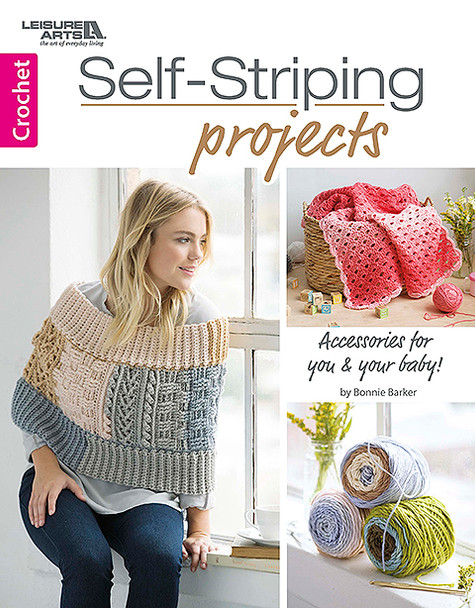 Leisure Arts Crochet Self Striping Projects Book