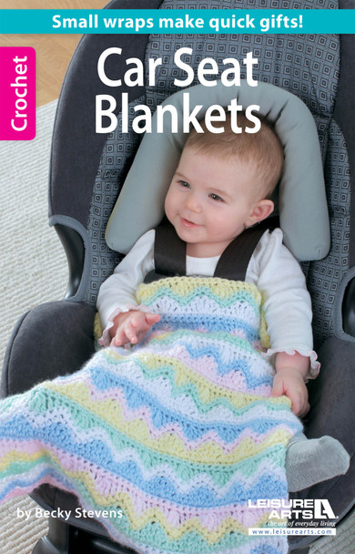 Leisure Arts Car Seat Blankets Crochet Book