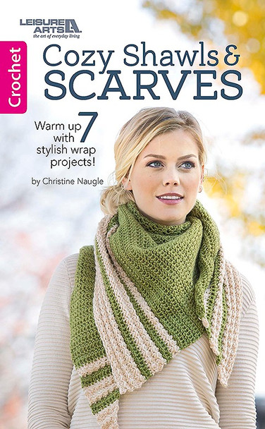 Leisure Arts Cozy Shawls & Scarves Book