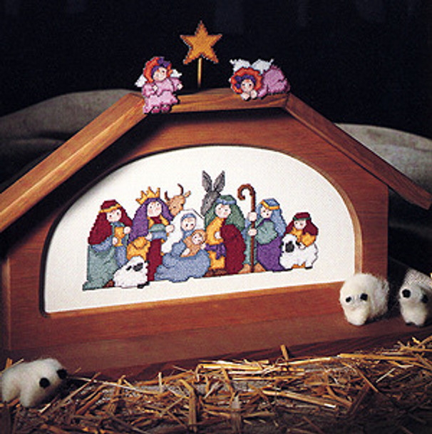 Leisure Arts Sweet Nativity Cross Stitch ePattern