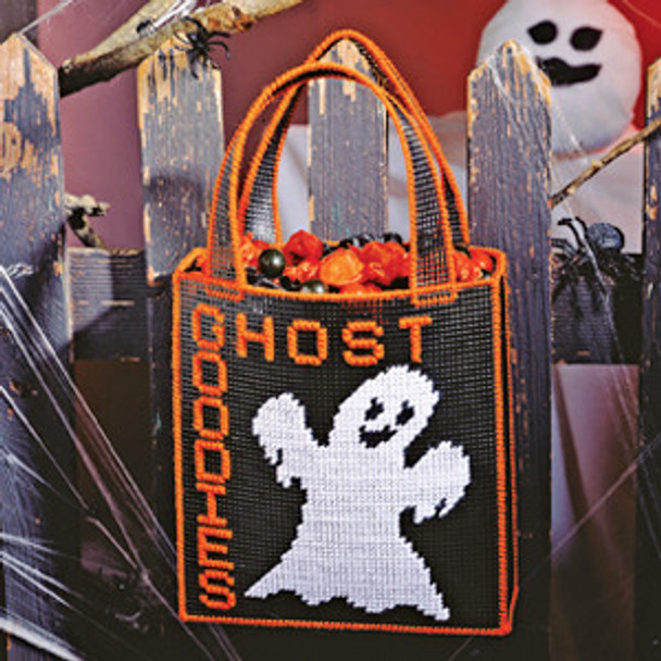 Leisure Arts Trick-or-Treat Tote Plastic Canvas ePattern