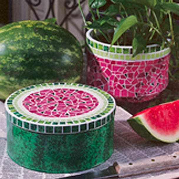 ePattern Watermelon Tin & Flowerpot