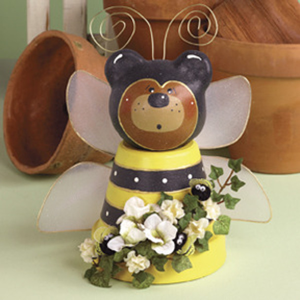 ePattern Potted Bumblebee Bear