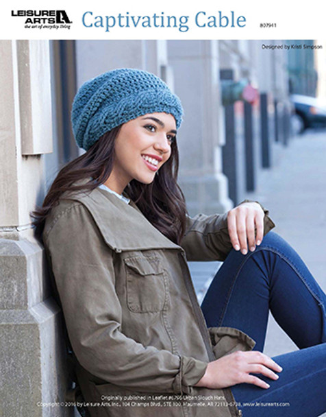 Take your own step up into the modern and cool fashion world with this Captivating Cap crochet. Designed by Kristi Simpson and crocheted using medium weight yarn and Easy or Easy-Plus skill Level .