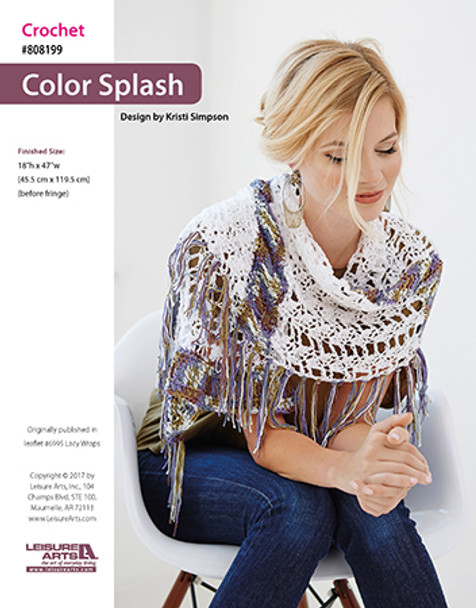 Make a splash with stitched color splash!