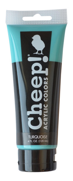 Cheep! Acrylic Paint 4oz Tube Turquoise