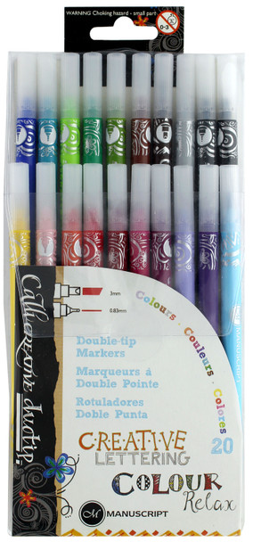 Manuscript Callicreative Marker Double Tip 20pc Relax