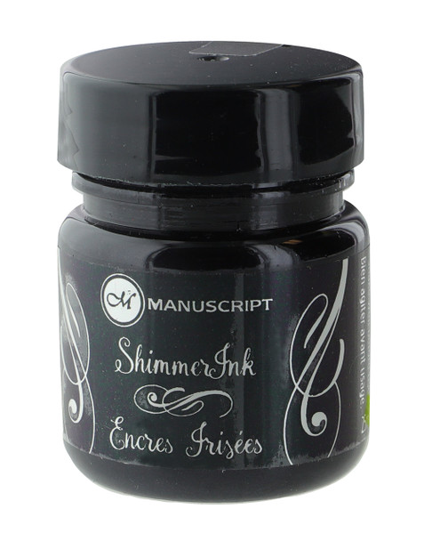 Manuscript Dip Pen Shimmerink 25ml Silver Lights