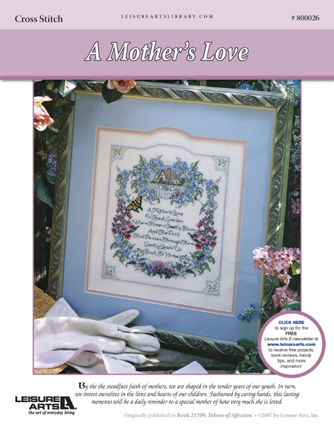 Leisure Arts A Mother's Love Cross Stitch ePattern