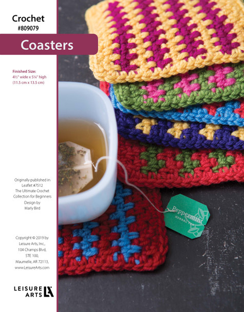 ePattern Crochet Coaster