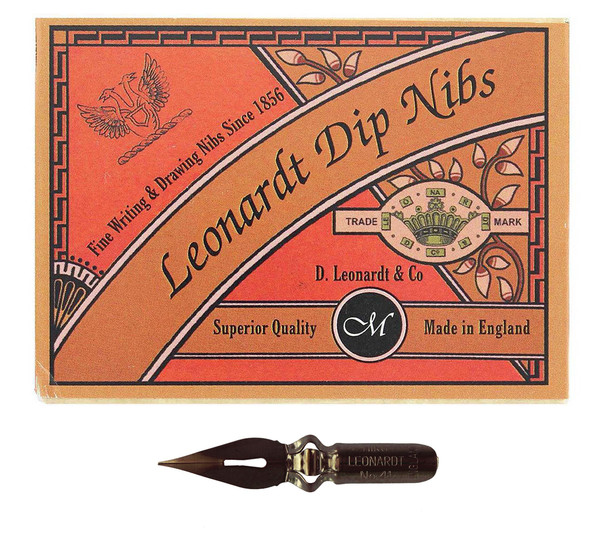 Manuscript Dip Pen Copperplate 1 Crown Nib Box 24pc