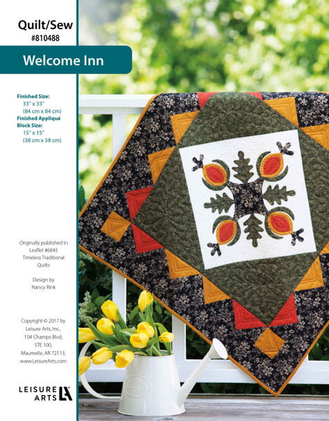 Leisure Arts Timeless Traditional Quilts Welcome Inn ePattern