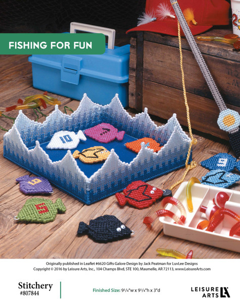 Leisure Arts Gifts Galore In Plastic Canvas Fishing for Fun ePattern