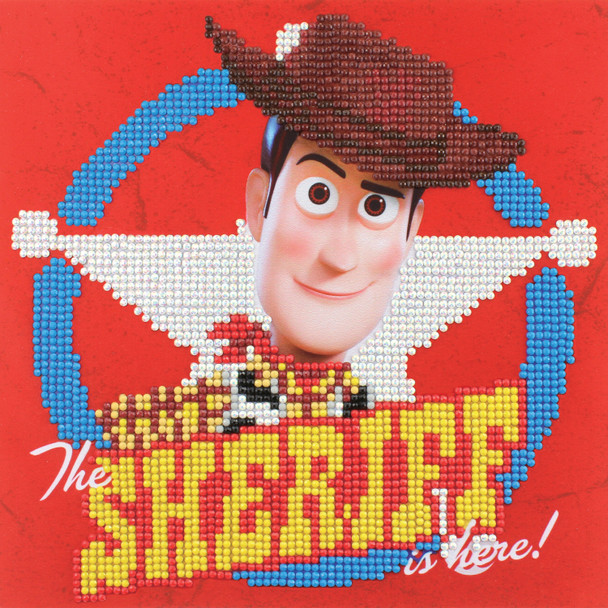 Camelot Dots Diamond Painting Kit Beginner Disney Woody Sheriff Is Here