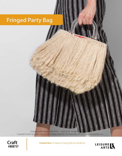 ePattern Fringed Party Bag