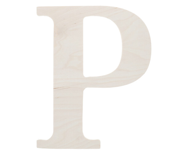 Good Wood By Leisure Arts Letter 9.5" Birch P