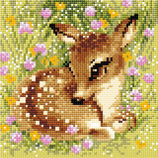 Riolis Diamond Mosaic Kit 7.75"x 7.75" Little Deer