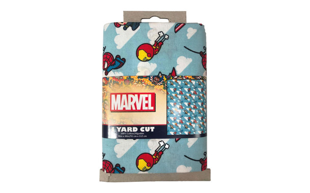 Camelot Cotton Fabrics Marvel Precut Yard Daring Kawaii Avenger 4pc