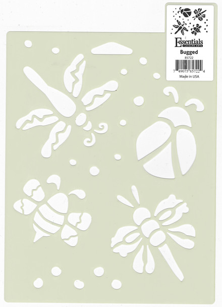 Essentials By Leisure Arts Stencil 7"x 10" Bugged