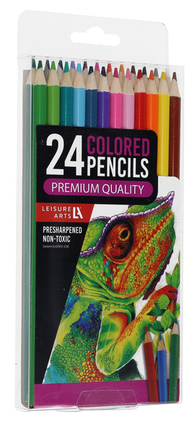Leisure Arts Colored Pencils 24pc