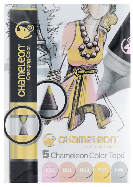 Manuscript Chameleon Pens 5 Color Tops Pastel Tones