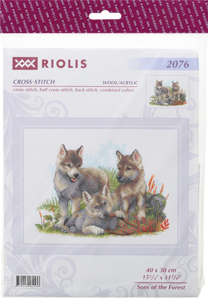 Riolis Cross Stitch Kit Sons Of The Forest