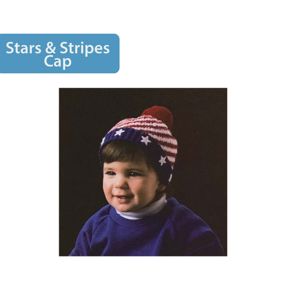 ePattern Best Knit Collection Stars & Stripes Cap