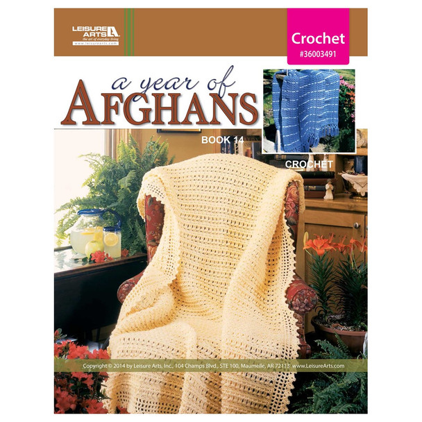Leisure Arts A Year of Afghans Book 14 Crochet eBook
