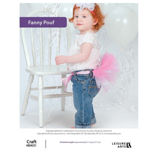 Leisure Arts Fanny Pouf ePattern