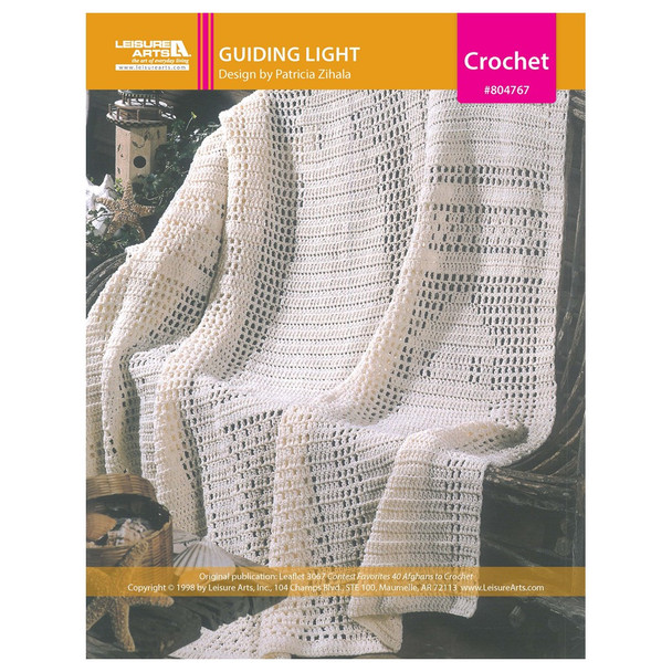 Leisure Arts Contest Favorites Guiding Light Afghan Crochet ePattern