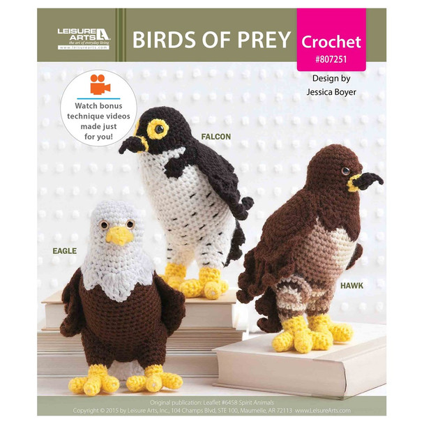 Leisure Arts Birds of Prey Crochet ePattern