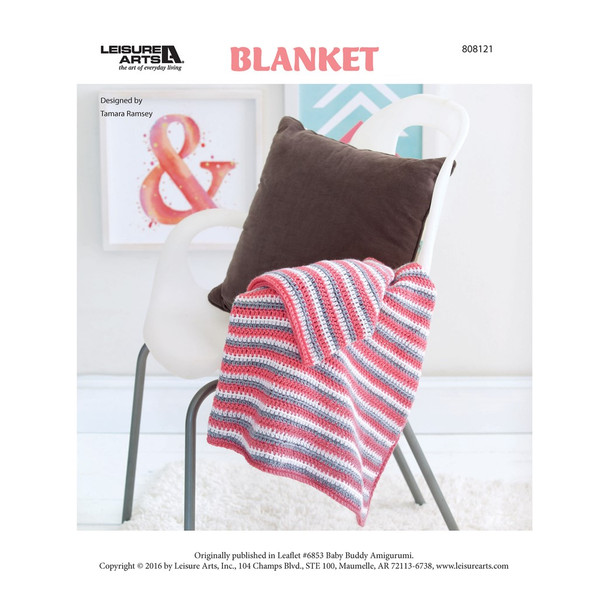 Leisure Arts Babys Buddy Amigurumi Blanket Crochet ePattern