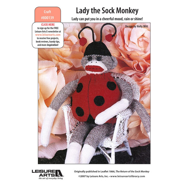 Leisure Arts Lady The Sock Monkey Sewing ePattern