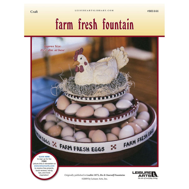 Leisure Arts Do It Yourself Fountains Farm Fresh ePattern