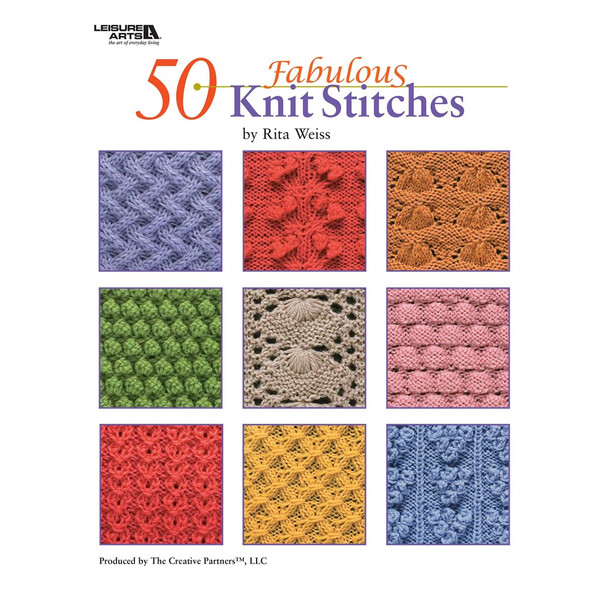 Leisure Arts Books 50 Classic Knit Stitches eBook