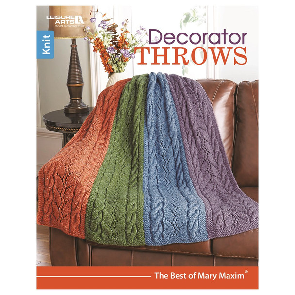 Leisure Arts eBook Decorator Throws Best of Mary Maxim