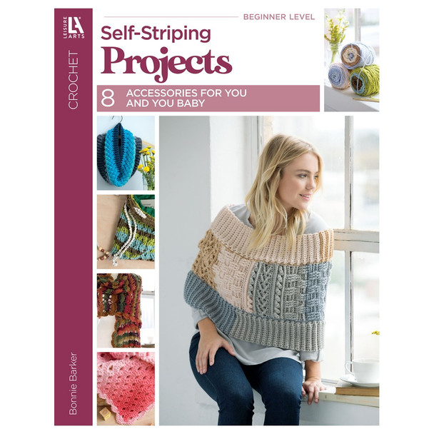 Leisure Arts Self Striping Projects Crochet eBook