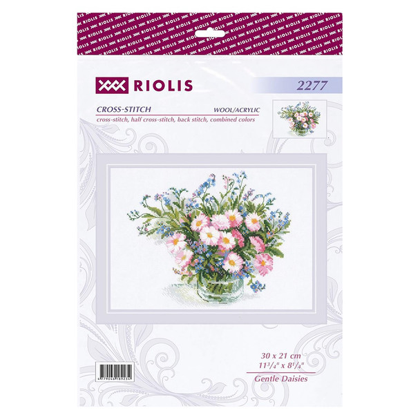 Riolis Cross Stitch Kit Gentle Daisies