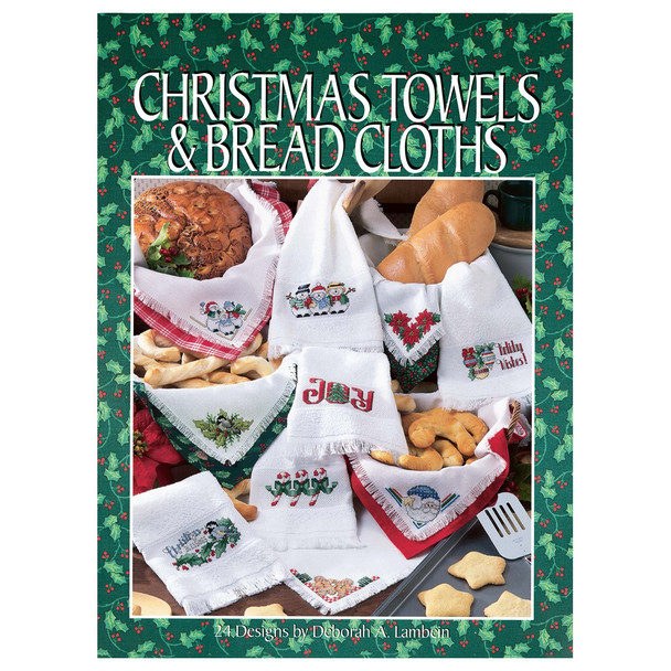 Leisure Arts Stitchery Books Christmas Towels Bread Cloths Book