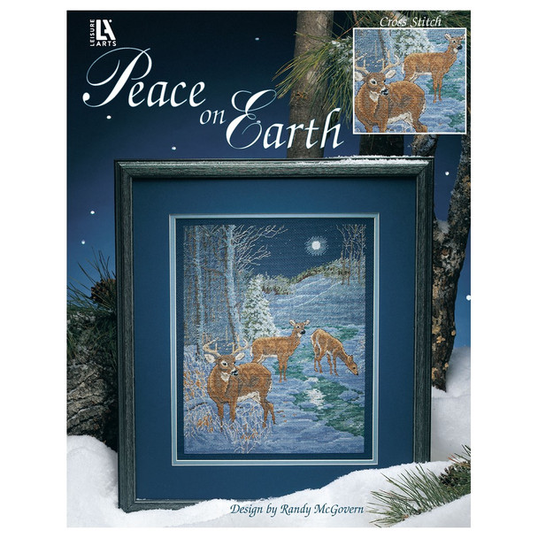 Leisure Arts Stitchery Books Peace On Earth Cross Stitch Book