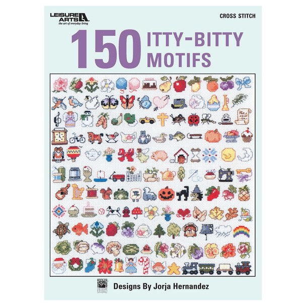 Leisure Arts Stitchery 150 IttyBitty Motifs Cross Stitch Book