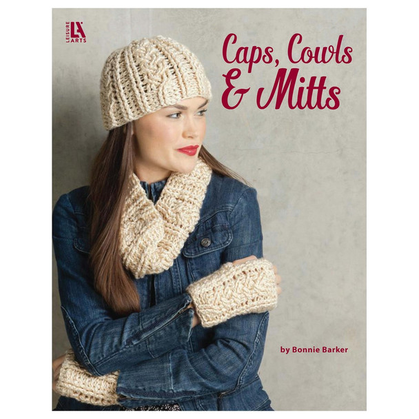 Leisure Arts Caps Cowls Mitts Crochet Book