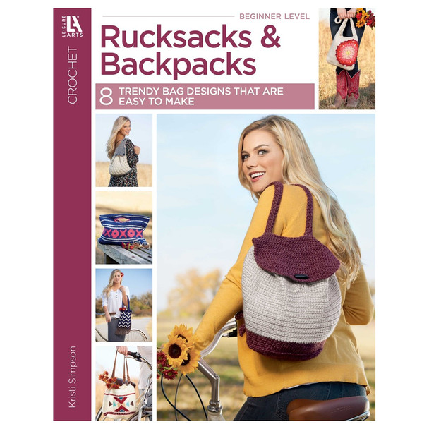 Leisure Arts Crochet Rucksacks Backpacks Crochet Book