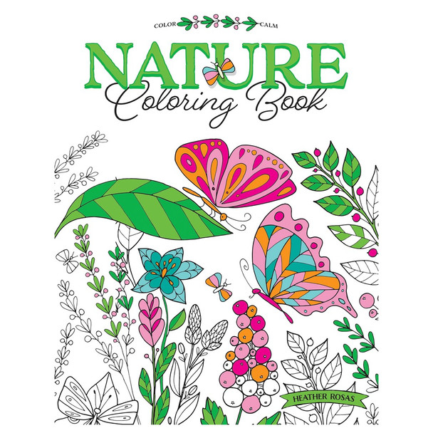 Leisure Arts Nature Coloring Book