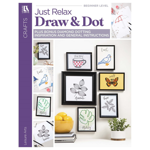 Leisure Arts Just Relax Draw Dot Book