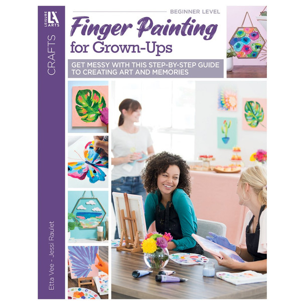 Leisure Arts Finger Painting For GrownUps Book