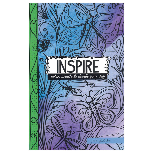 Leisure Arts Doodle Pages Inspire Coloring Book