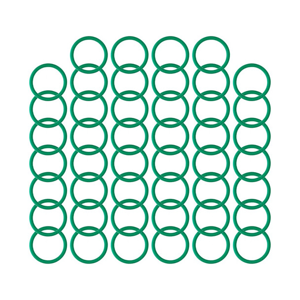 EBL Craft Frames 3.5 inch Round WoodGrain Kelly Green 61pc